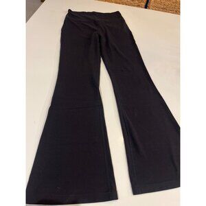 Lululemon Black Groove Super-High-Rise Flared Leggings Size 10